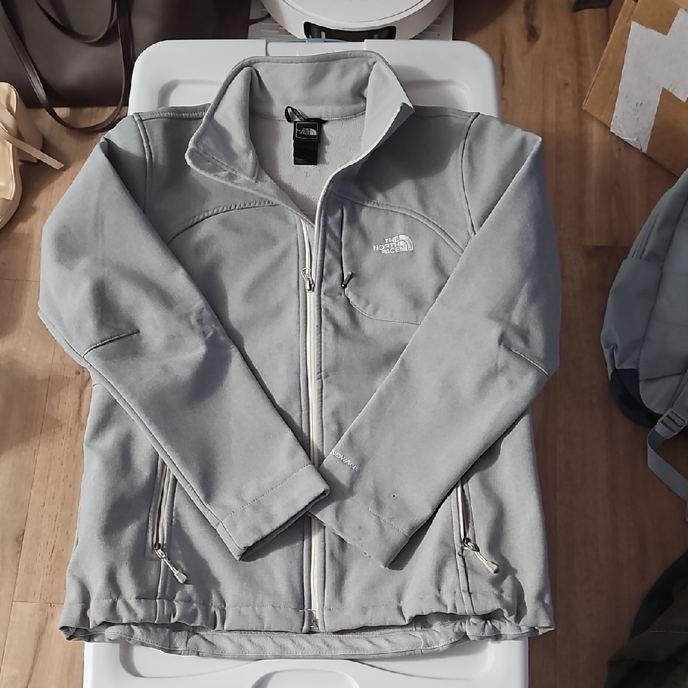 The North Face Light Gray Shell Jacket